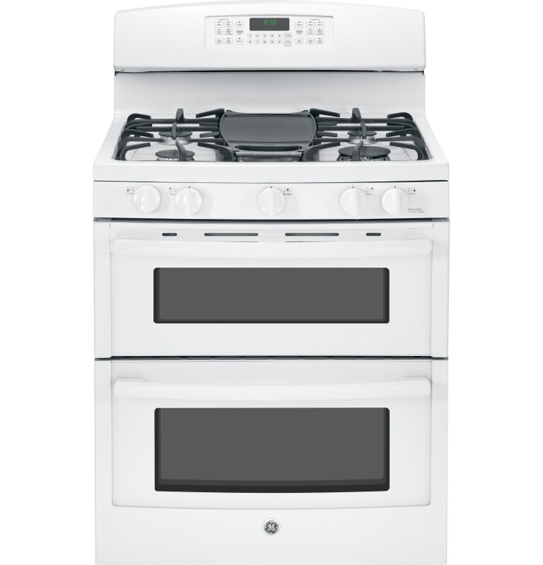 30" Free-Standing Gas Double Oven Range JGB850DEFWW