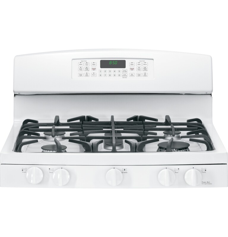 30" Free-Standing Gas Double Oven Range JGB850DEFWW