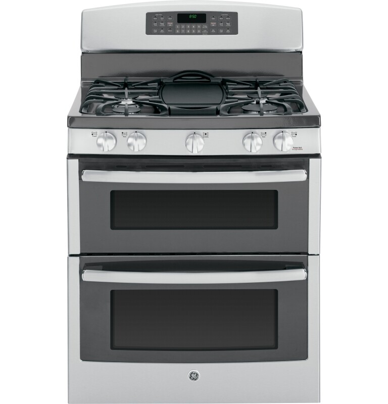 30" Free-Standing Gas Double Oven Range JGB850SEFSS