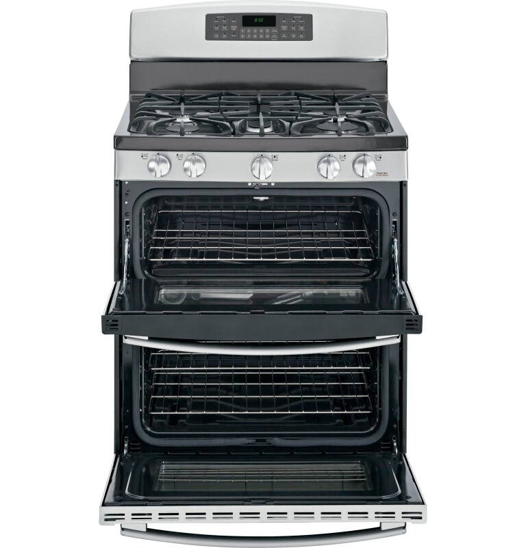 30" Free-Standing Gas Double Oven Range JGB850SEFSS