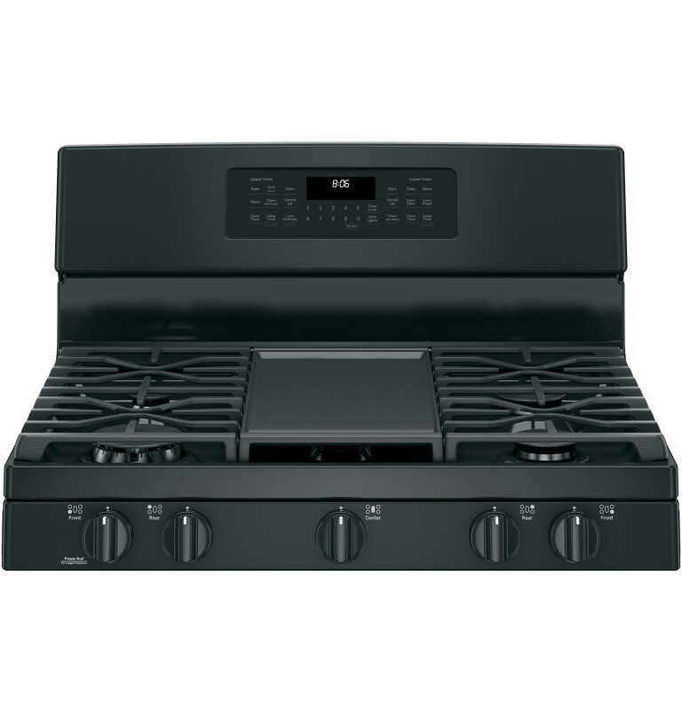 30" Free-Standing Gas Double Oven Convection Range JGB860DEJBB