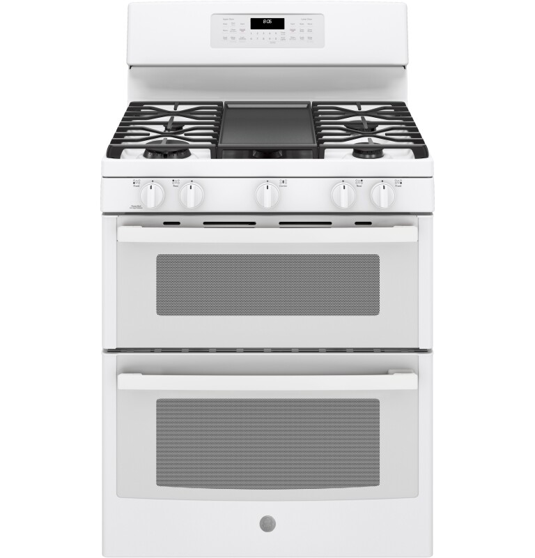 30" Free-Standing Gas Double Oven Convection Range JGB860DEJWW