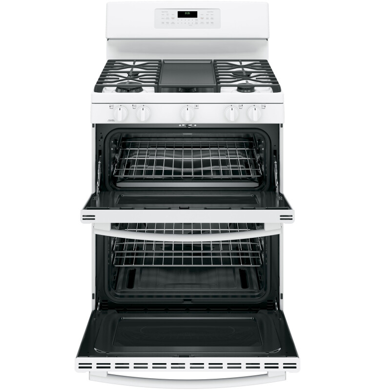 30" Free-Standing Gas Double Oven Convection Range JGB860DEJWW