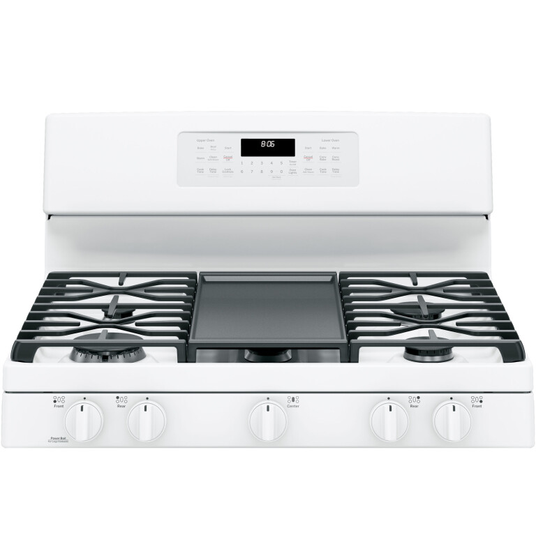 30" Free-Standing Gas Double Oven Convection Range JGB860DEJWW