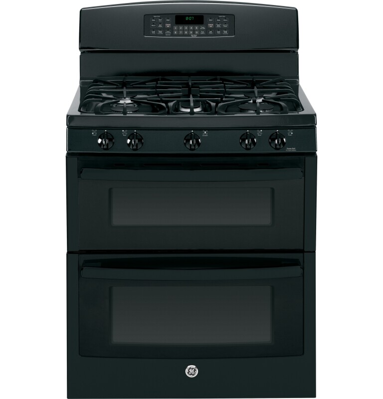 30" Free-Standing Gas Double Oven Range with Convection JGB870DEFBB