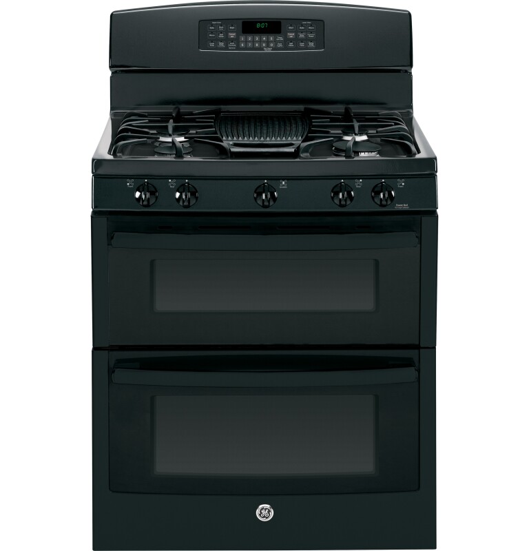 30" Free-Standing Gas Double Oven Range with Convection JGB870DEFBB