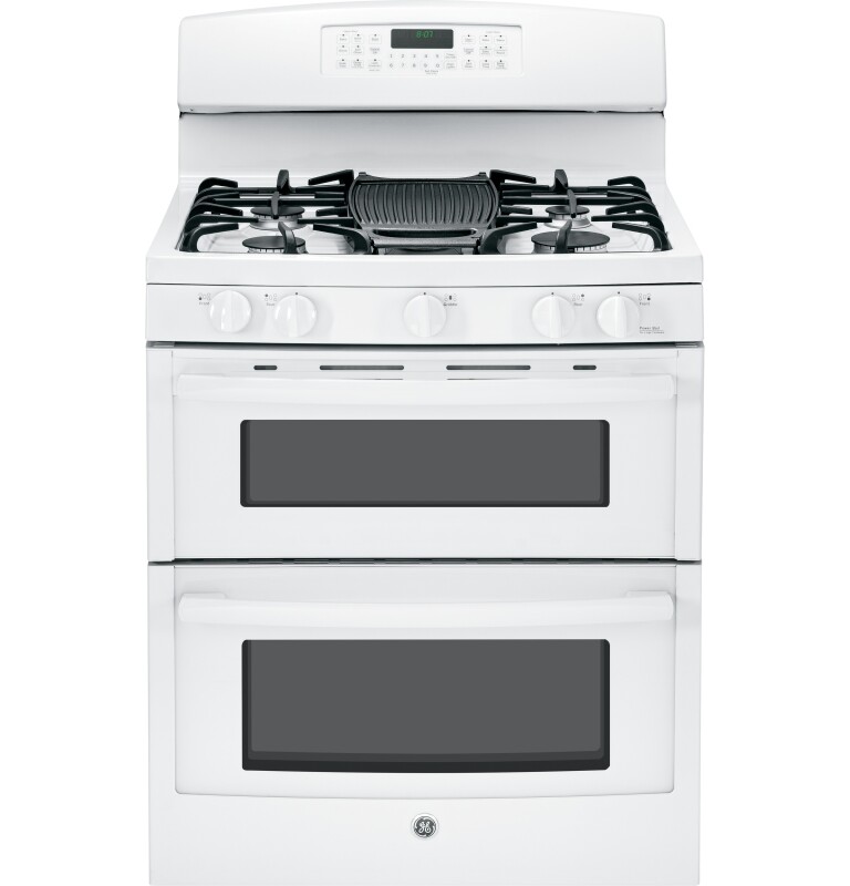 30" Free-Standing Gas Double Oven Range with Convection JGB870DEFWW