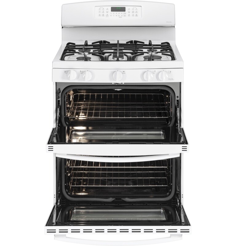 30" Free-Standing Gas Double Oven Range with Convection JGB870DEFWW