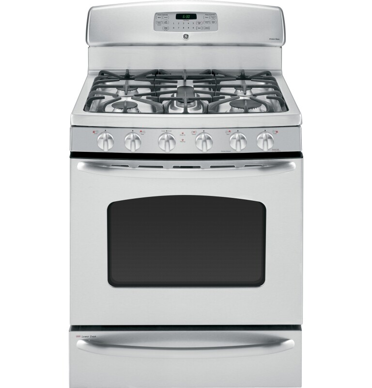 30" Free-Standing Gas Range with Baking Drawer JGB900SEPSS