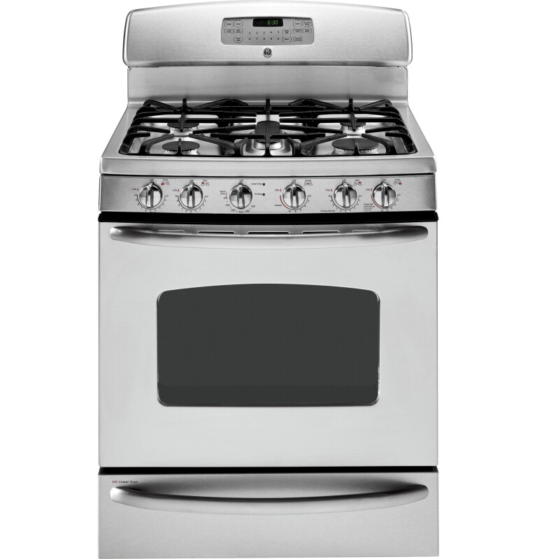 30" Free-Standing Gas Range with Baking Drawer JGB900SEPSS