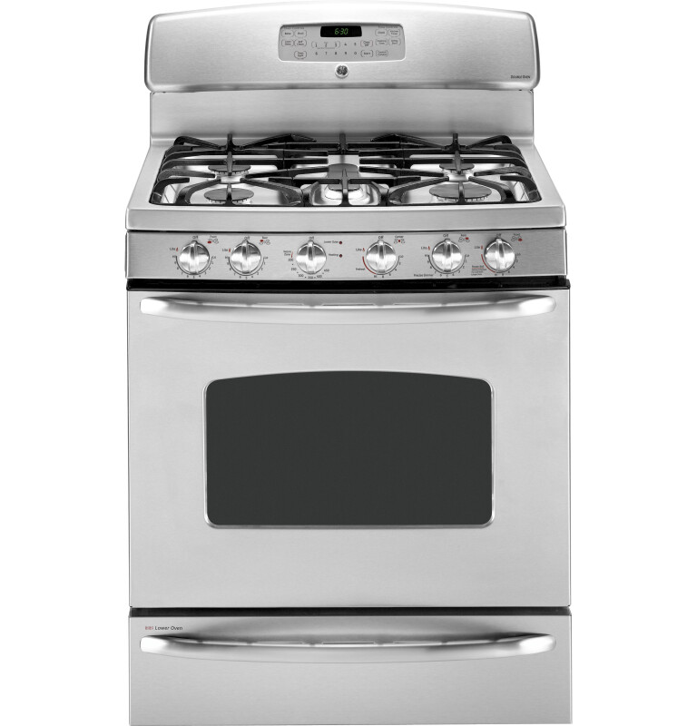 30" Free-Standing Gas Range with Baking Drawer JGB900SEPSS