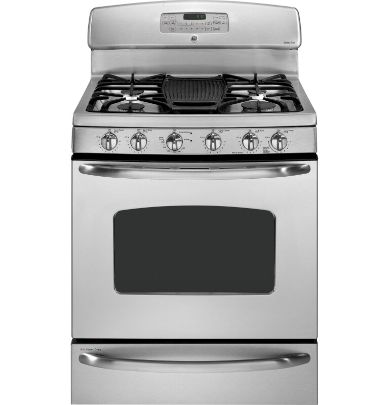 30" Free-Standing Gas Range with Baking Drawer JGB900SEPSS