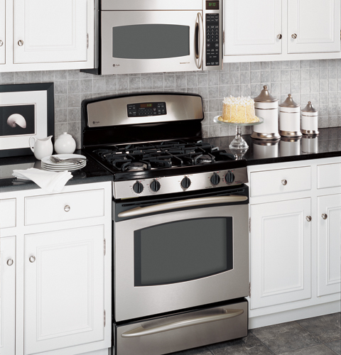 30" Free-Standing Self Clean Gas Range with Warming Drawer JGB908SEKSS