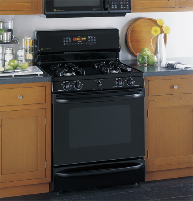 Spectra 30" Free-Standing Self Clean Convection Gas Range with Warming Drawer JGB910BECBB