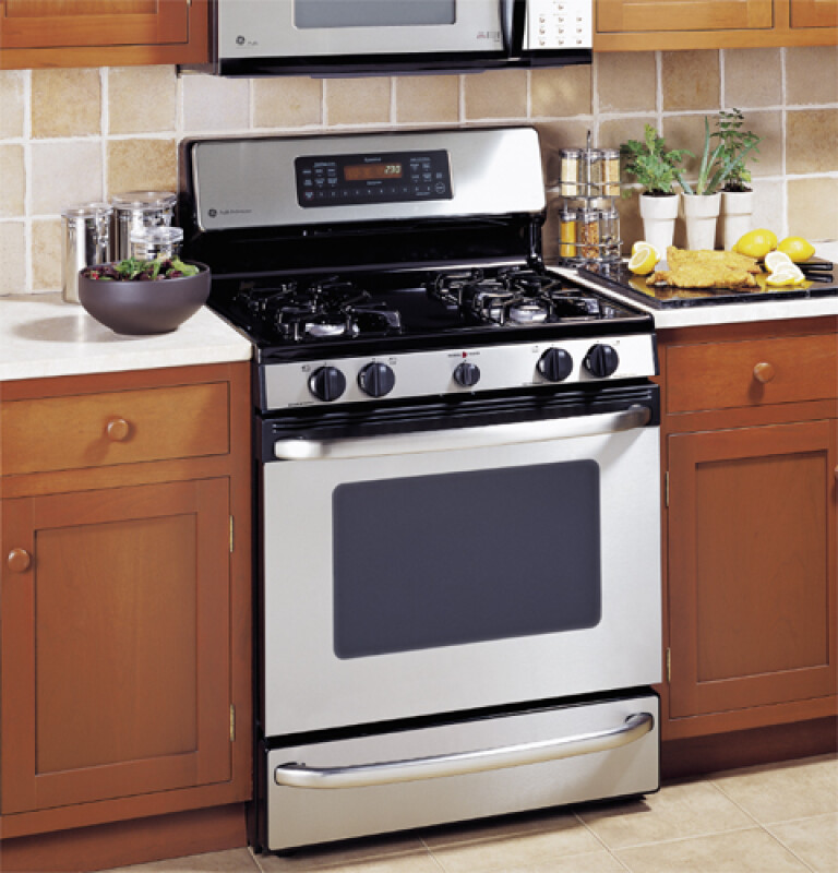 Spectra 30" Free-Standing Self Clean Convection Gas Range with Warming Drawer JGB910SECSS