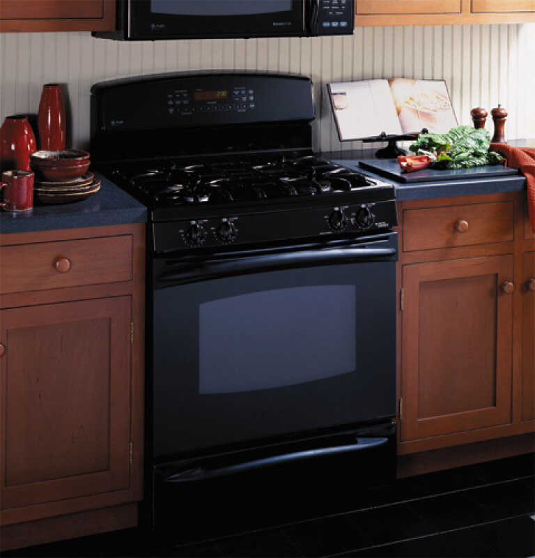 Free-Standing Self-Clean Convection Gas Range with Warming Drawer JGB915BEFBB
