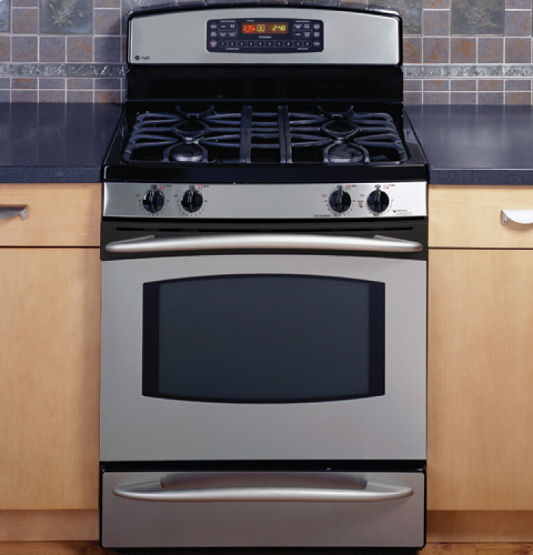 Free-Standing Self-Clean Convection Gas Range with Warming Drawer JGB915SEFSS