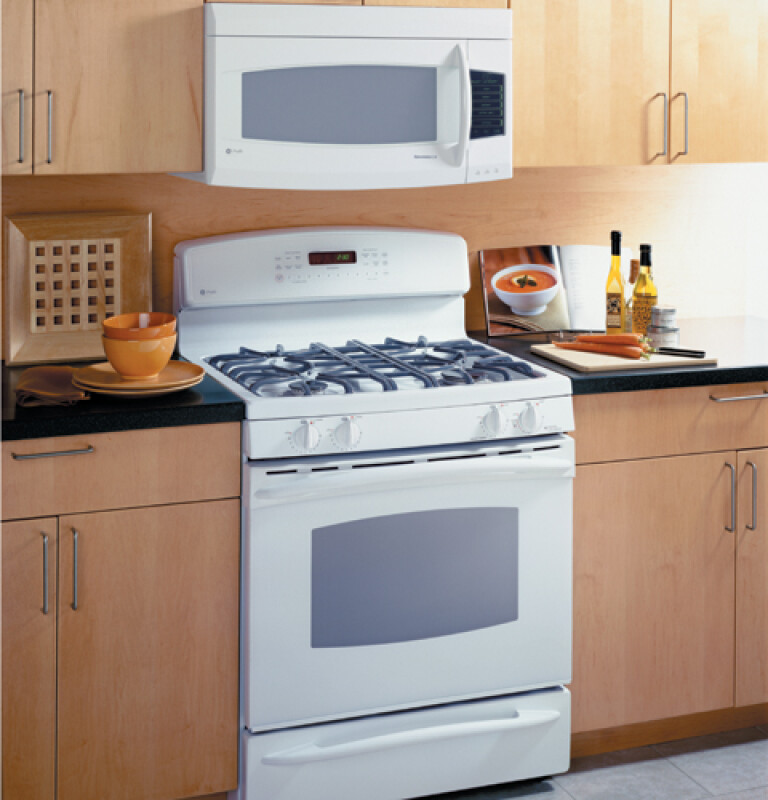 Free-Standing Self-Clean Convection Gas Range with Warming Drawer JGB915WEFWW