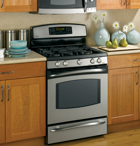 30" Free-Standing Self Clean Convection Gas Range with Warming Drawer JGB916SELSS