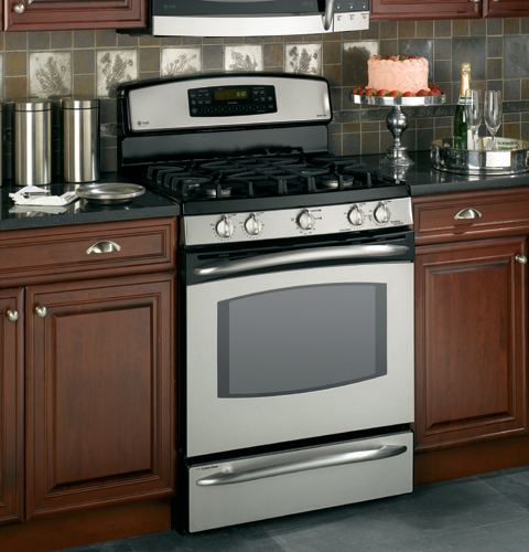 30" Free-Standing Double Oven Range JGB928SELSS