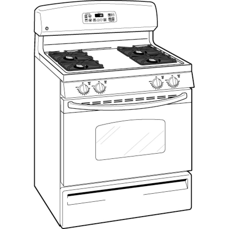 30" Free-Standing Gas Range JGBP26DEMCC