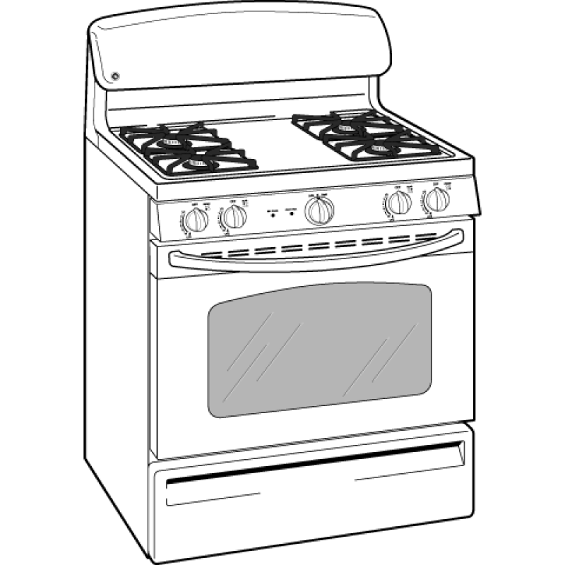 30" Free-Standing Gas Range JGBP27DEMWW