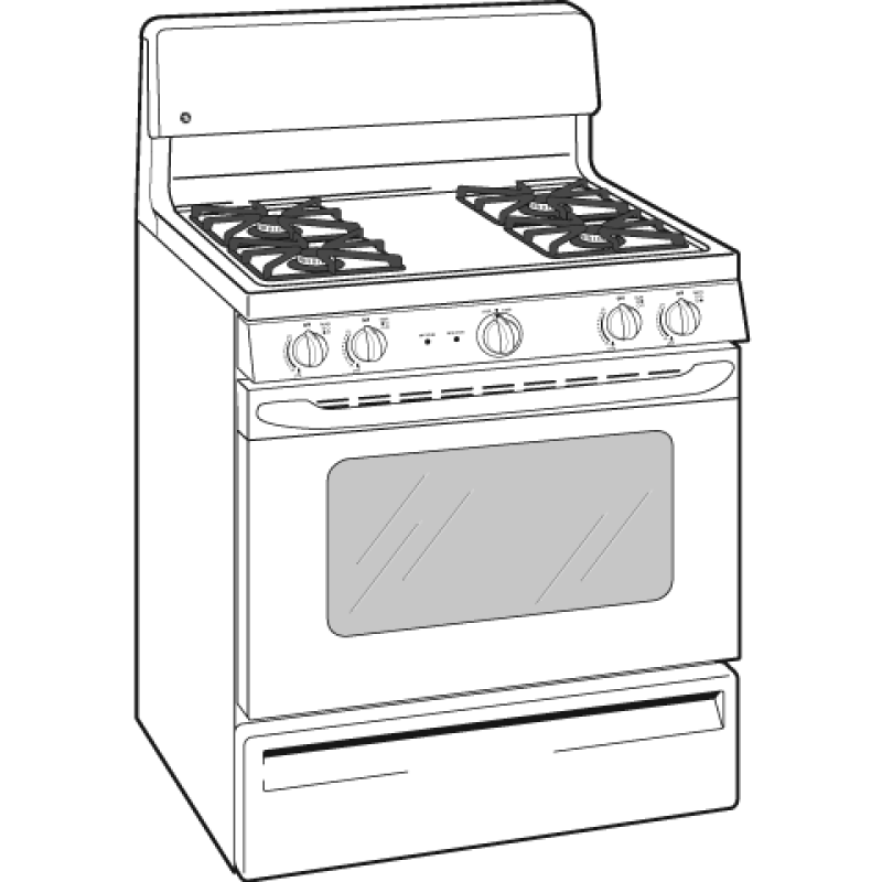30" Free-Standing Gas Range JGBP27WELWW