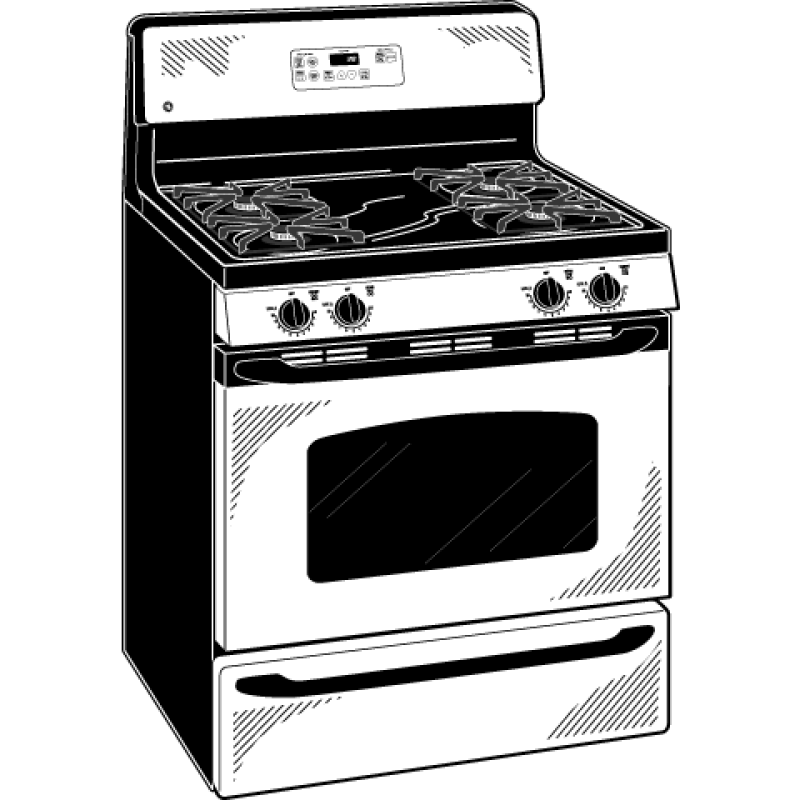 30" Free-Standing Gas Range JGBP28MELBS