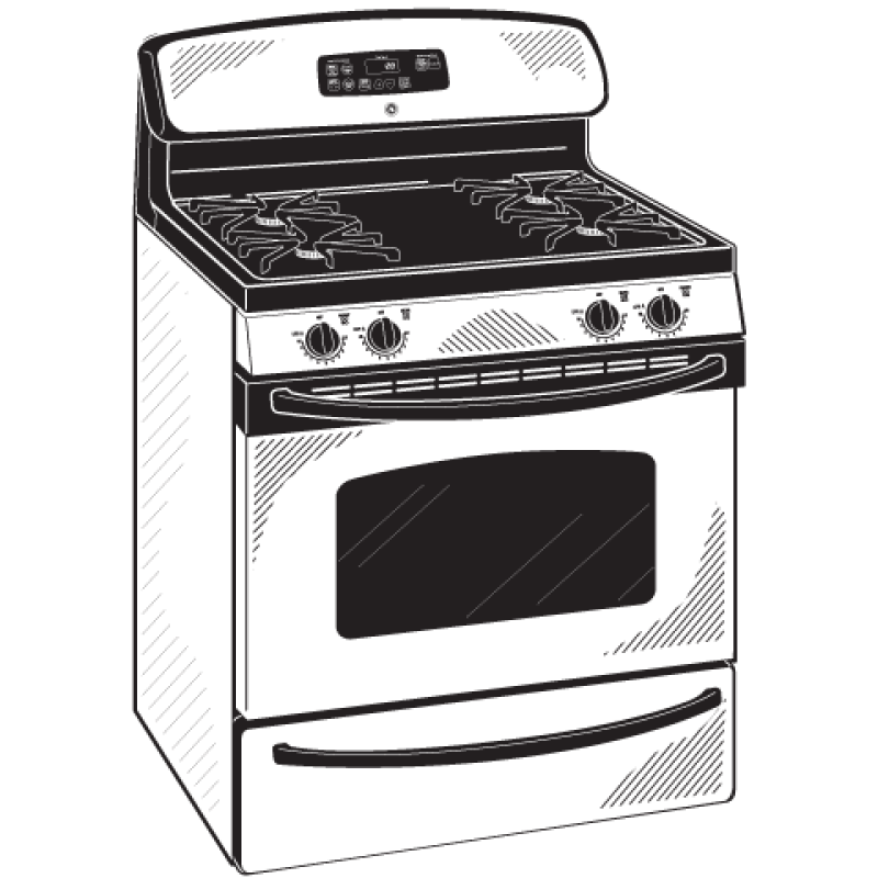 30" Free-Standing Gas Range JGBP28METBS