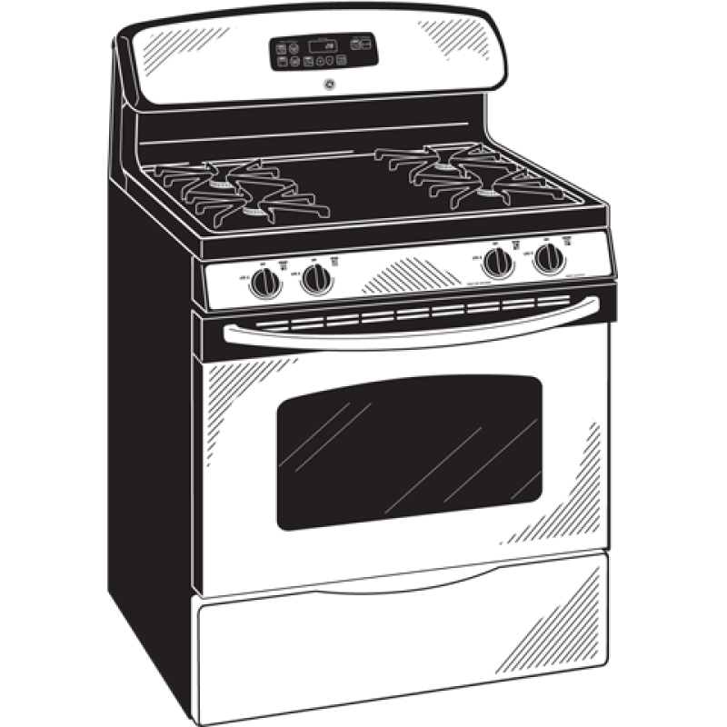 30" Free-Standing Gas Range JGBP28SETSS