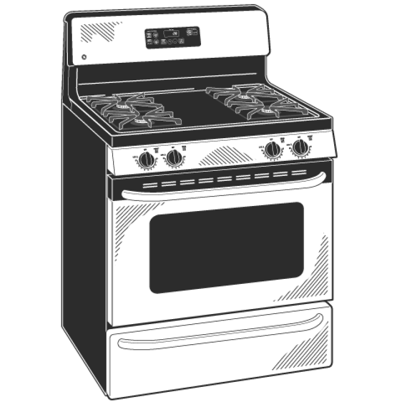 30" Free-Standing Gas Range JGBP30SEKSS
