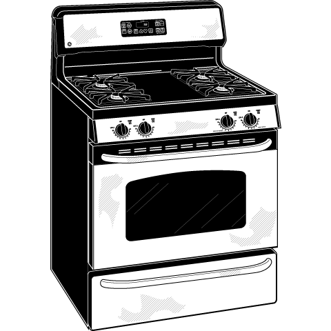 30" Free-Standing Gas Range JGBP33SELSS