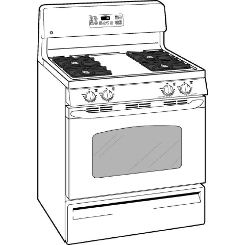 30" Free-Standing Gas Range JGBP33WELWW