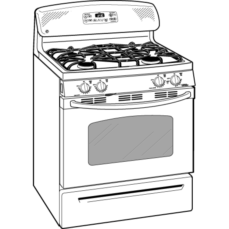 30" Free-Standing Gas Range JGBP36DEMBB