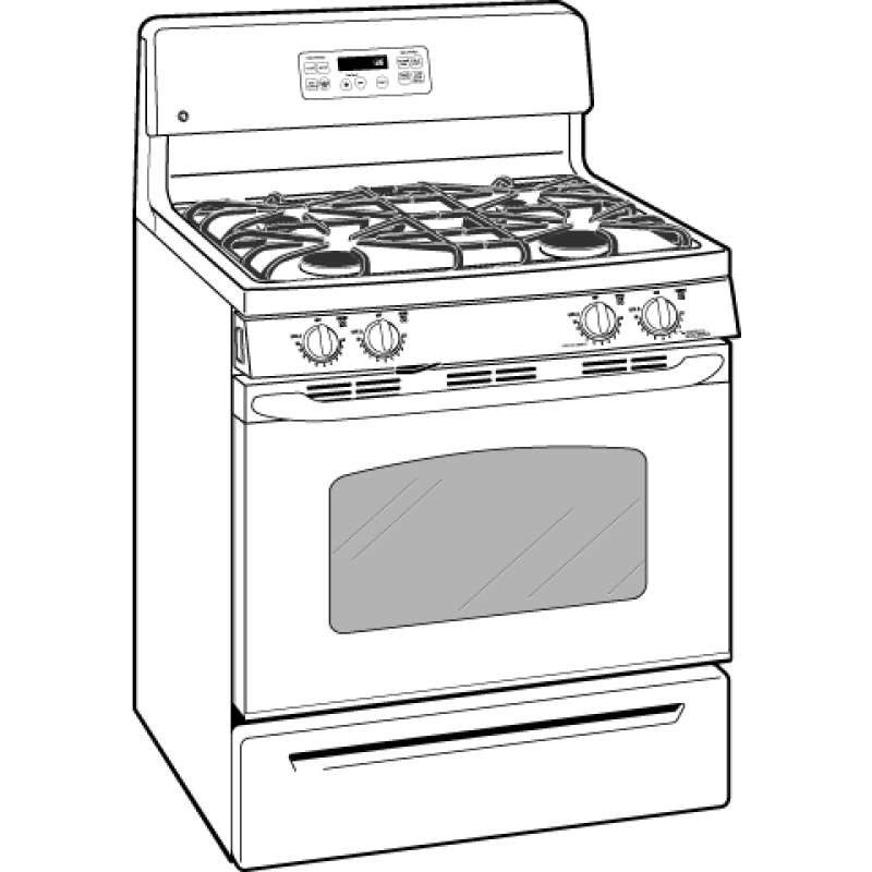 30" Free-Standing Gas Range JGBP36WELWW
