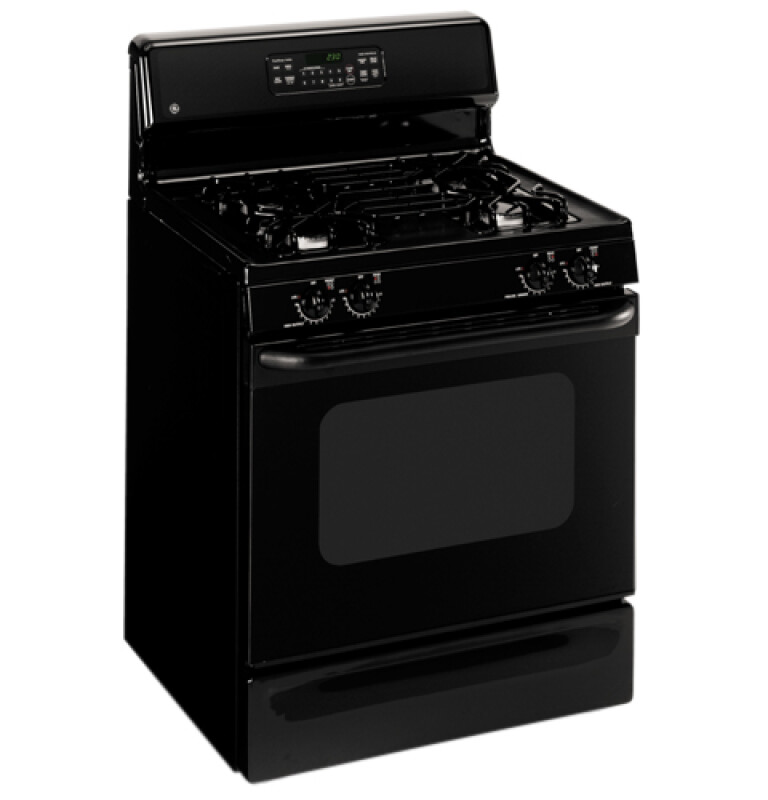30" Free-Standing Gas Range with Warming Drawer JGBP85BEHBB