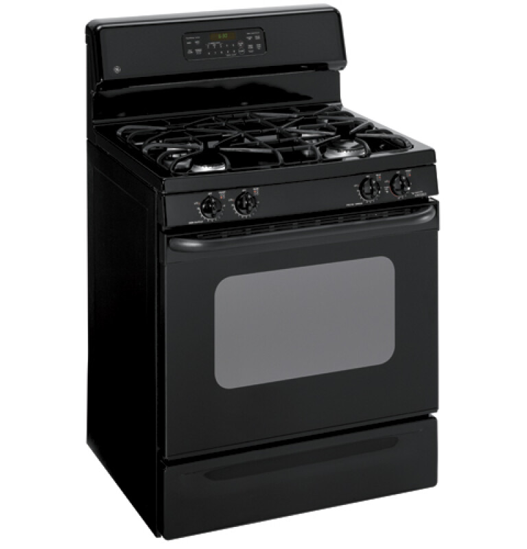 30" Free-Standing Gas Range with Warming Drawer JGBP85BEJBB