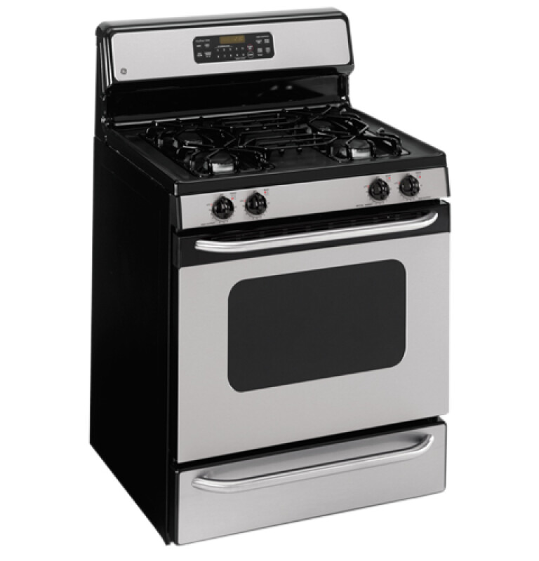 30" Free-Standing Gas Range with Warming Drawer JGBP85SEHSS