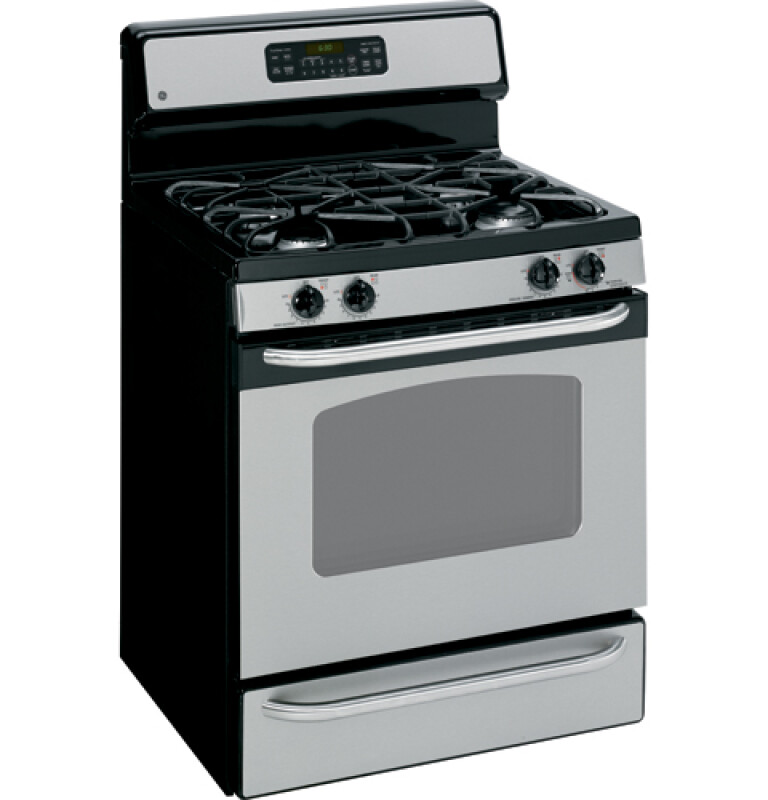 30" Free-Standing Gas Range with Warming Drawer JGBP85SELSS