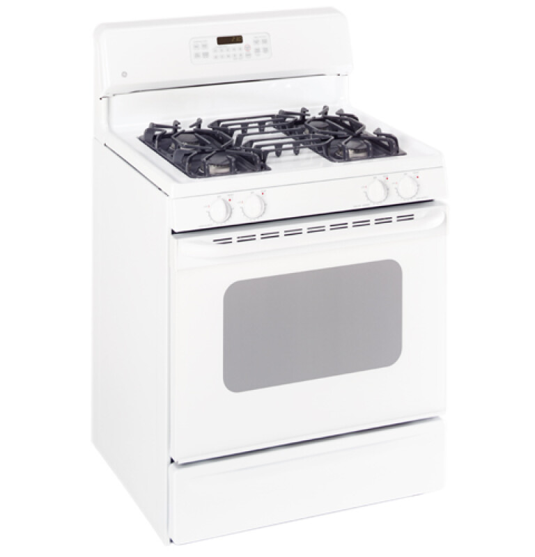 30" Free-Standing Gas Range with Warming Drawer JGBP85WEHWW