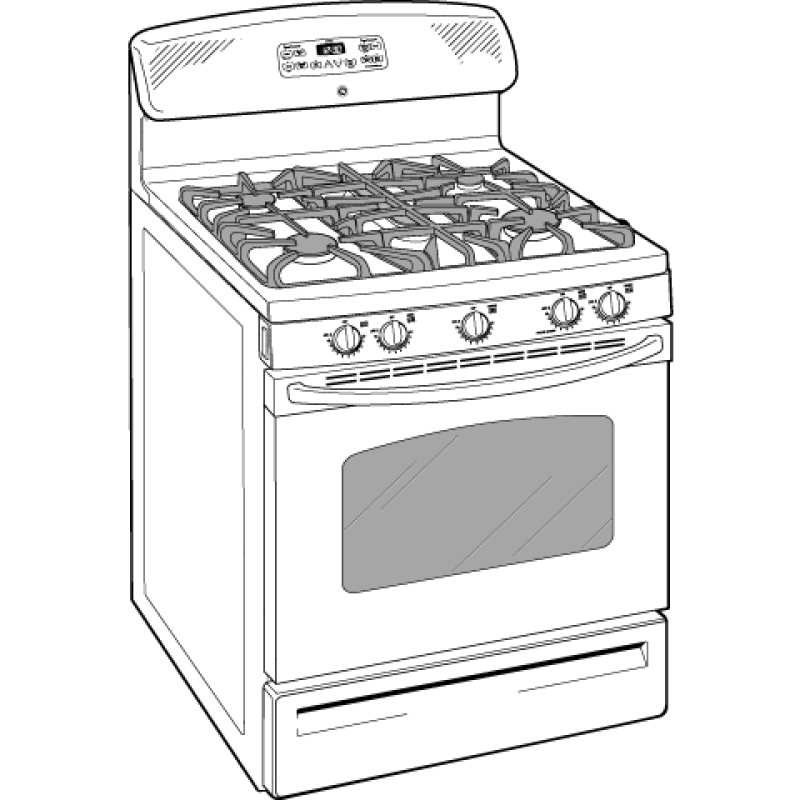 30" Free-Standing Gas Range JGBP86DEMWW