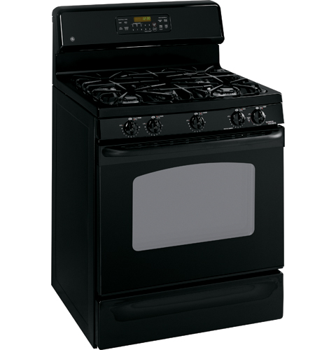 30" Free-Standing Gas Range with Warming Drawer JGBP88BELBB