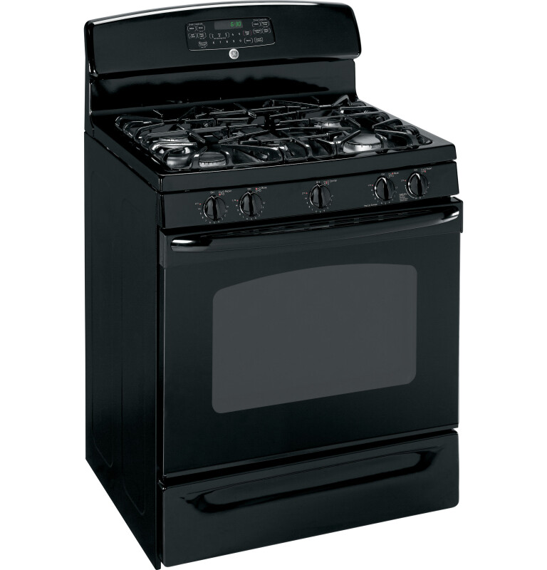30" Free-Standing Gas Range with Warming Drawer JGBP88DEMBB