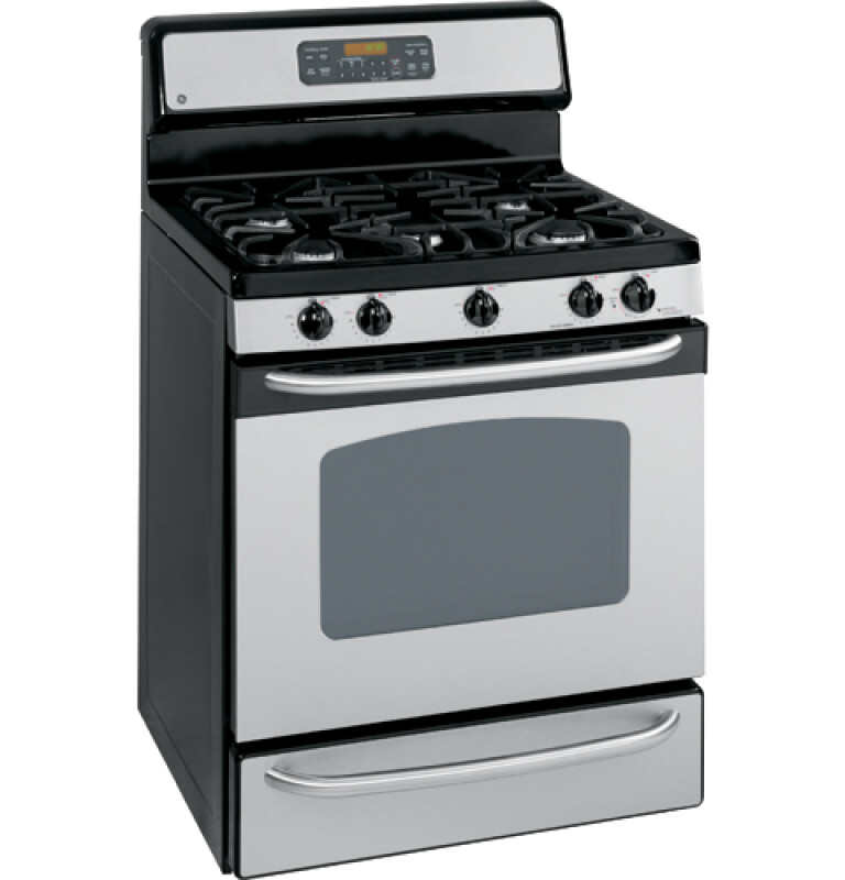 30" Free-Standing Gas Range with Warming Drawer JGBP88SELSS
