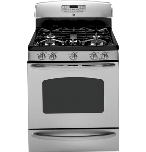 30" Free-Standing Gas Range with Warming Drawer JGBP88SEMSS