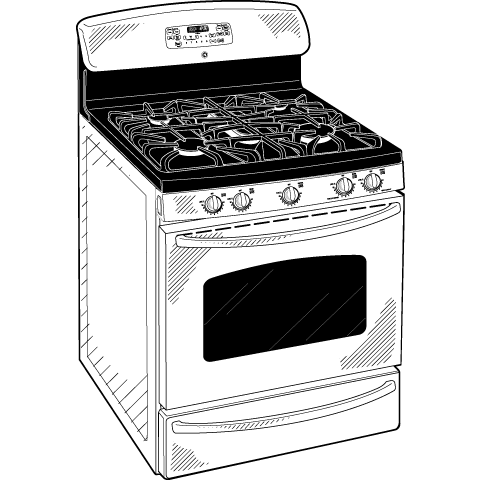 30" Free-Standing Gas Range with Warming Drawer JGBP88SEMSS