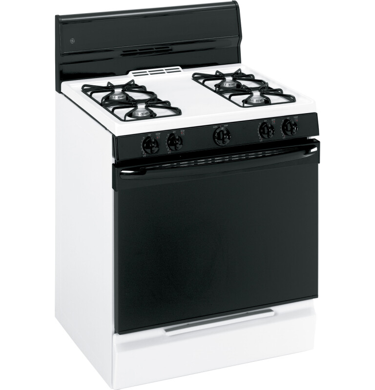 30" Free-Standing Gas Range JGBS04BEMWH