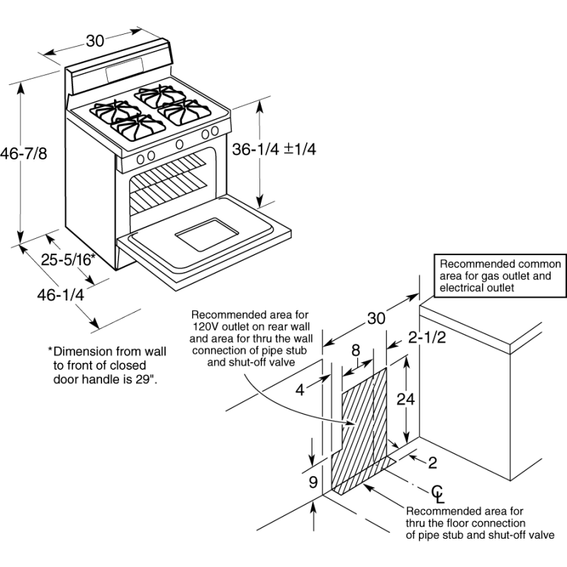 30" Free-Standing Gas Range JGBS04BPMWH