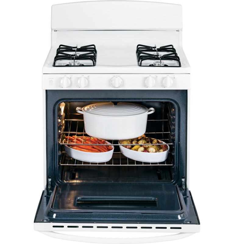 30" Free-Standing Gas Range JGBS10DEFWW