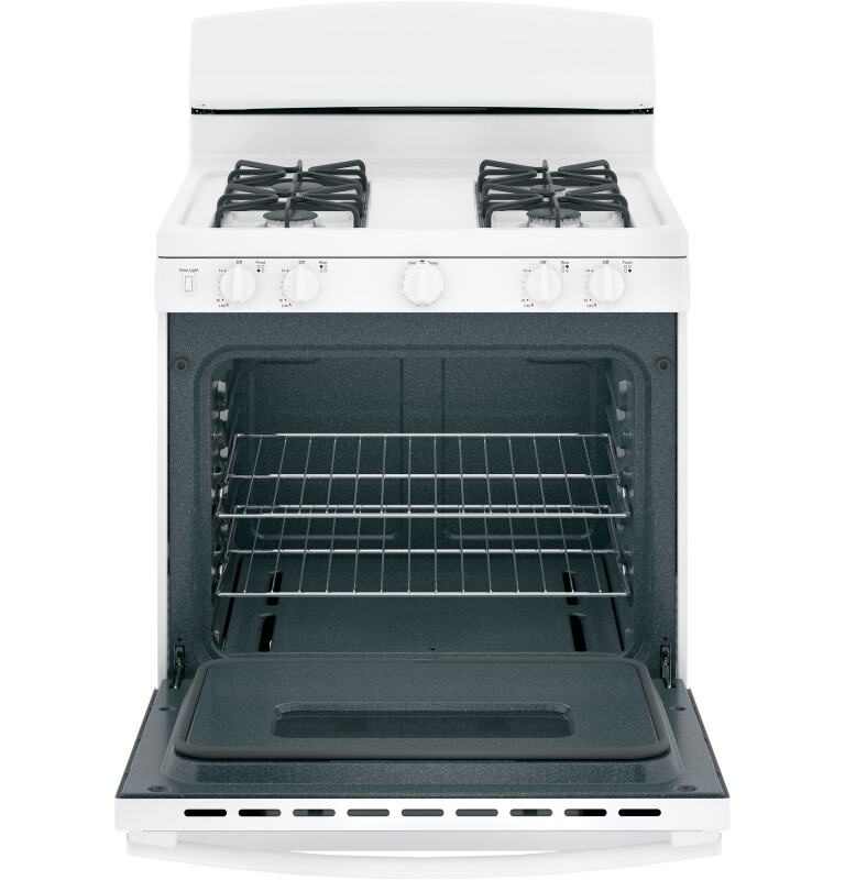 30" Free-Standing Front Control Gas Range JGBS10DEMWW
